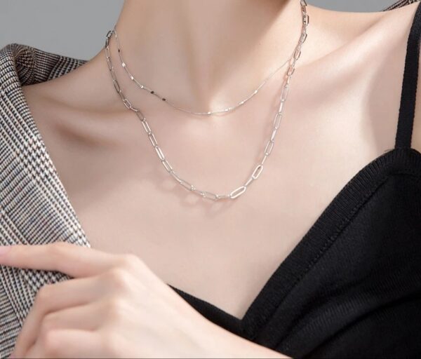 ⁦שרשרת Double Silver⁩ – תמונה ⁦2⁩