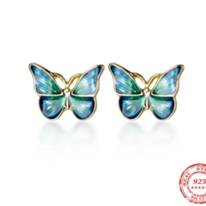حلق Blue Butterflies